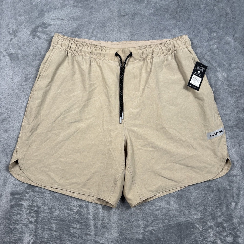 Legends Shorts Mens XL Tan Luka UnLined Running Training Athletic Gym NWT